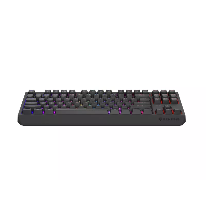 Mekaaninen Tenkeyless Gaming-näppäimistö GENESIS Thor 230 TKL — USB, RF langaton, Bluetooth, 87 näppäintä QWERTY, harmaa
