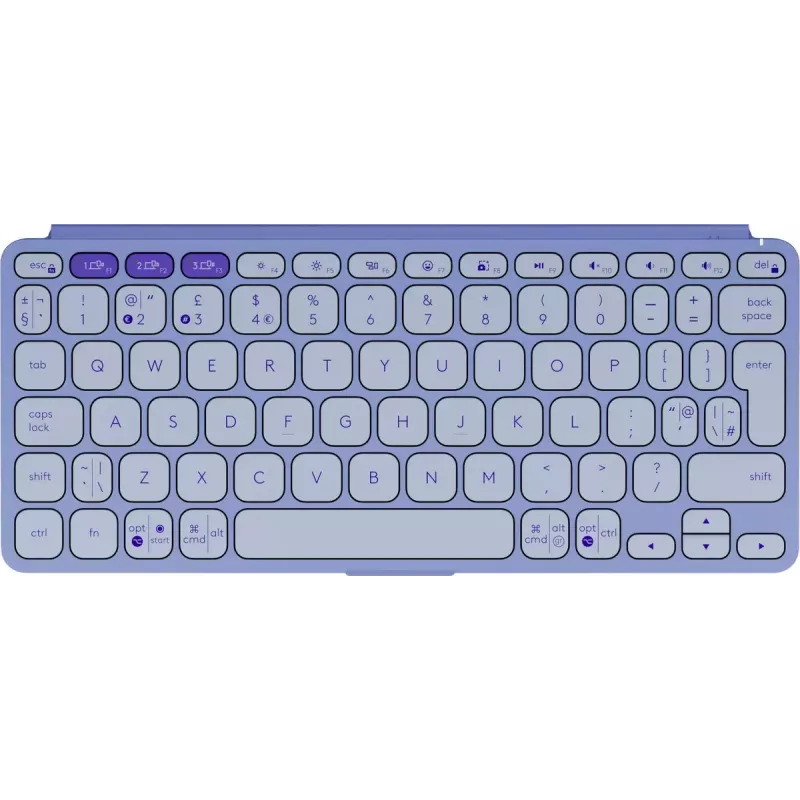 Logitech Keys-To-Go 2 näppäimistö yleiskäyttöön Bluetooth QWERTY US International lila