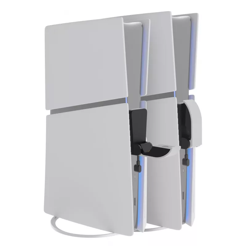 Latausjärjestelmä GENESIS Tin 305 PlayStation 5 Slim johdollinen musta valkoinen