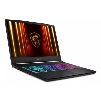 Kannettava MSI Katana 15 HX B14WGK-061XPL — 15,6 tuuman QHD+ 165Hz, Intel Core i7-14650HX, 16GB DDR5, 1TB SSD, NVIDIA GeForce RTX 5070, ilman käyttöjärjestelmää, musta