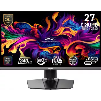 MSI MPG 272URX QD-OLED tietokonenäyttö 67,3 cm (26,5