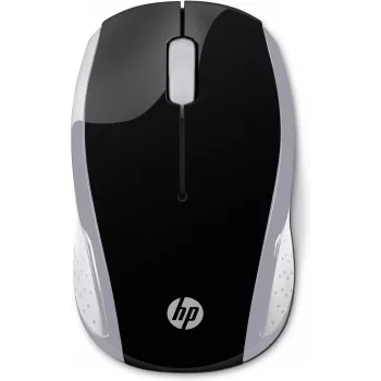 HP Wireless hiiri 200 (Pike Silver), molempikätinen, optinen, RF langaton, 1000 DPI, hopea