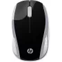 HP Wireless hiiri 200 (Pike Silver), molempikätinen, optinen, RF langaton, 1000 DPI, hopea