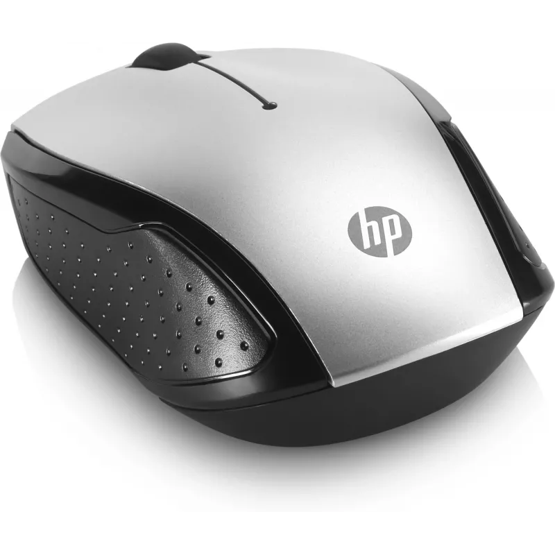 HP Wireless hiiri 200 (Pike Silver), molempikätinen, optinen, RF langaton, 1000 DPI, hopea