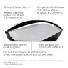 HP Wireless hiiri 200 (Pike Silver), molempikätinen, optinen, RF langaton, 1000 DPI, hopea