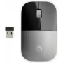 HP Z3700 hopeinen langaton hiiri, molempikätinen, optinen, RF langaton, 1200 DPI, hopea