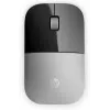 HP Z3700 hopeinen langaton hiiri, molempikätinen, optinen, RF langaton, 1200 DPI, hopea