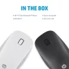 HP 410 ohut hopeinen Bluetooth-hiiri, molempikätinen, Bluetooth, 2000 dpi, hopea