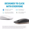 HP 410 ohut hopeinen Bluetooth-hiiri, molempikätinen, Bluetooth, 2000 dpi, hopea