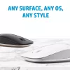 HP 410 ohut hopeinen Bluetooth-hiiri, molempikätinen, Bluetooth, 2000 dpi, hopea
