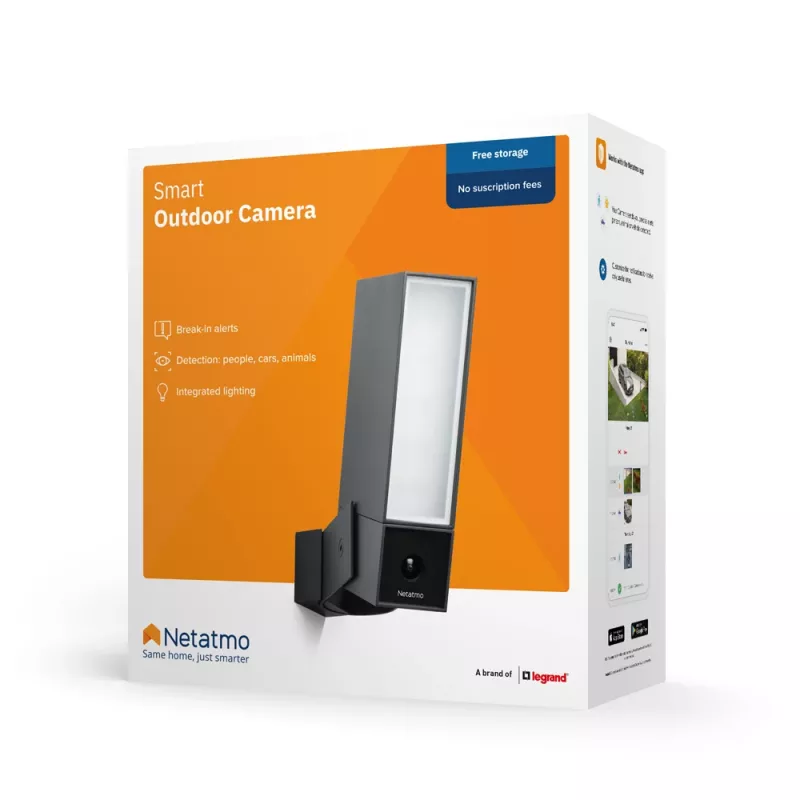 Netatmo Presence Box IP-valvontakamera ulkokäyttö 1920 x 1080 pikseliä seinä