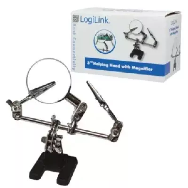 Suurennuslasi LogiLink WZ0034 musta ruostumaton teräs