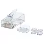 Intellinet RJ45-modulaaripistoke Pro Line, Cat6A, UTP, 3-haarainen, massiivijohdolle, 50 µ kullatut kontaktit, 80 kpl:n pakkaus