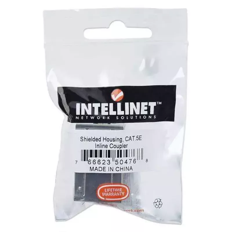Intellinet liitäntäholkki, Cat5e, FTP, modulaarinen, 8P8C-pistorasia 8P8C-pistorasiaan, hopea