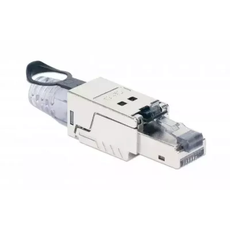 RJ45-modulaarinen kenttäpäätepistoke Intellinet Cat6a 10G