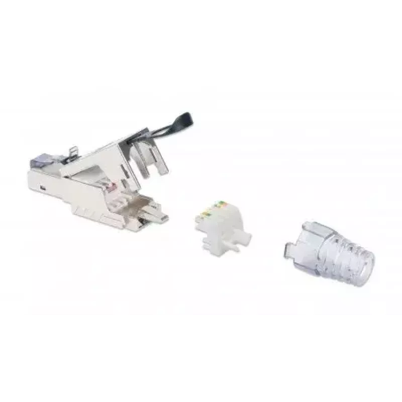 RJ45-modulaarinen kenttäpäätepistoke Intellinet Cat6a 10G