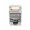 Intellinet Cat8.1 40G suojattu työkaluton Keystone-liitin RJ-45 hopea
