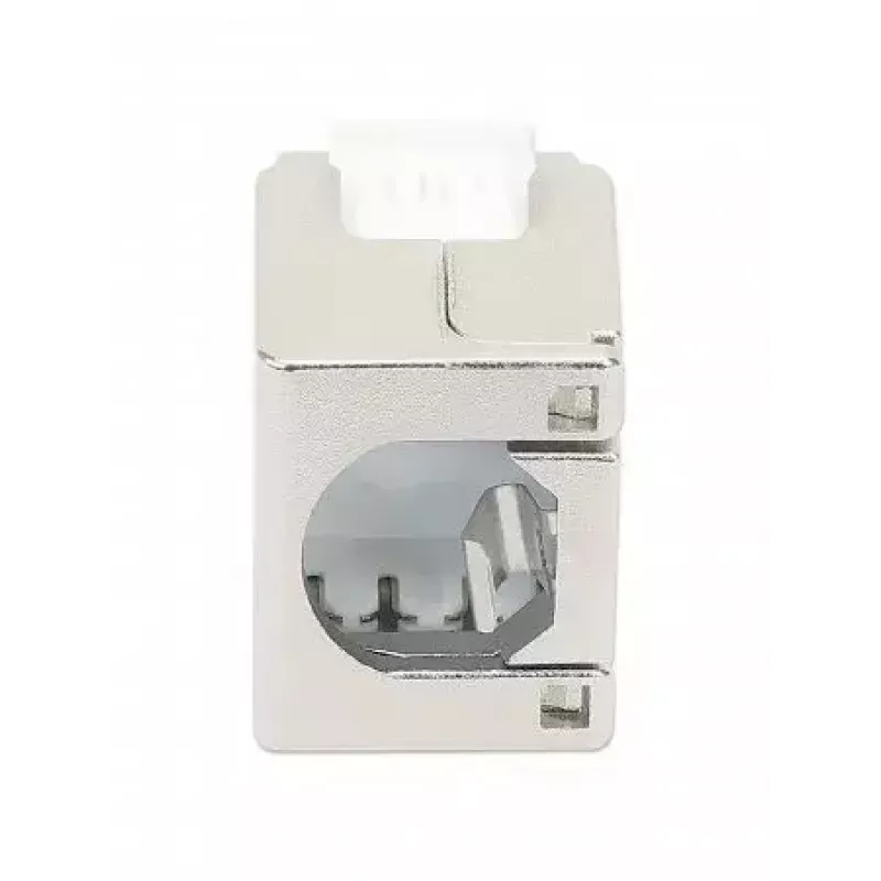 Intellinet Cat8.1 40G suojattu työkaluton Keystone-liitin RJ-45 hopea