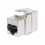 Intellinet Cat8.1 40G suojattu työkaluton Keystone-liitin RJ-45 hopea