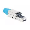 Intellinet Cat8.1 40G suojattu työkaluton RJ45-modulaaripistoke sininen pistoke