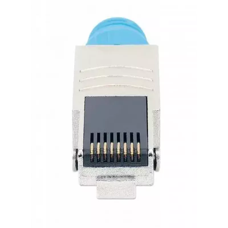 Intellinet Cat8.1 40G suojattu työkaluton RJ45-modulaaripistoke sininen pistoke