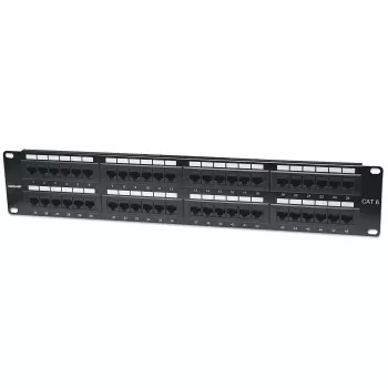 Intellinet patch-paneeli, Cat6, UTP, 48-portti, 2U, musta