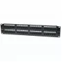 Intellinet patch-paneeli, Cat6, UTP, 48-portti, 2U, musta