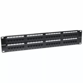 Intellinet patch-paneeli, Cat6, UTP, 48-portti, 2U, musta