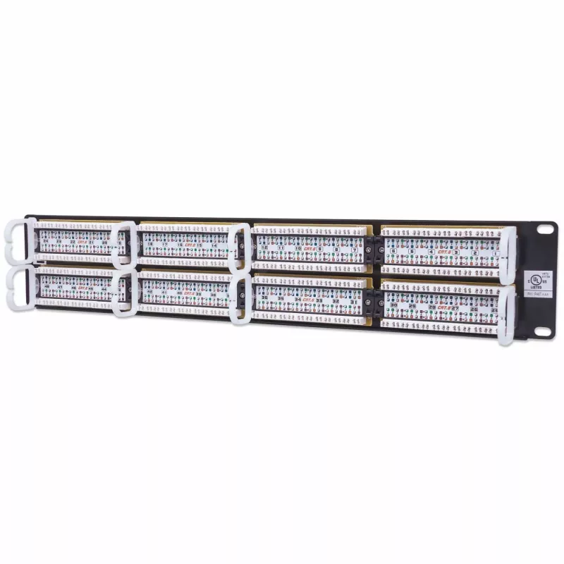 Intellinet patch-paneeli, Cat6, UTP, 48-portti, 2U, musta