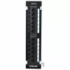 Intellinet patch-paneeli, Cat6, seinäkiinnitys, UTP, 12 porttia, musta
