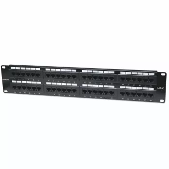 Intellinet patch-paneeli, Cat5e, UTP, 48-portti, 2U, musta