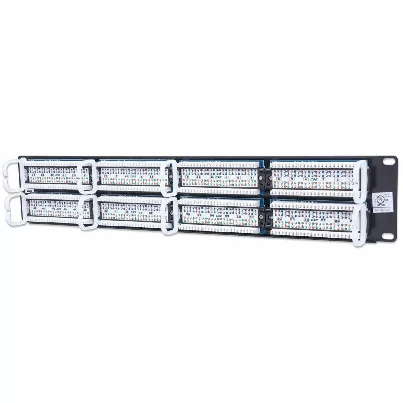 Intellinet patch-paneeli, Cat5e, UTP, 48-portti, 2U, musta