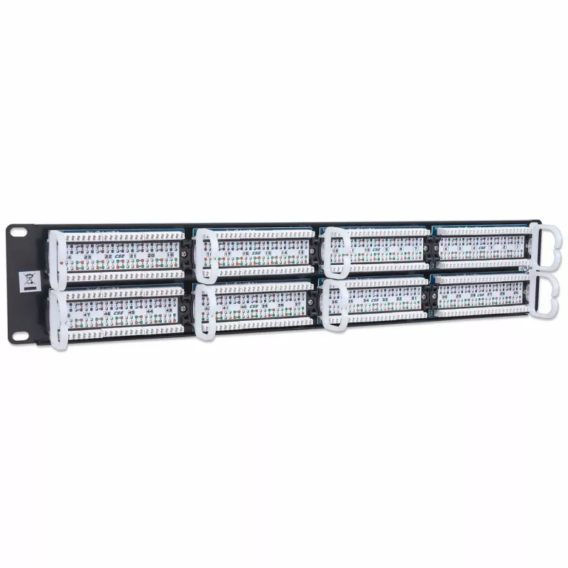 Intellinet patch-paneeli, Cat5e, UTP, 48-portti, 2U, musta