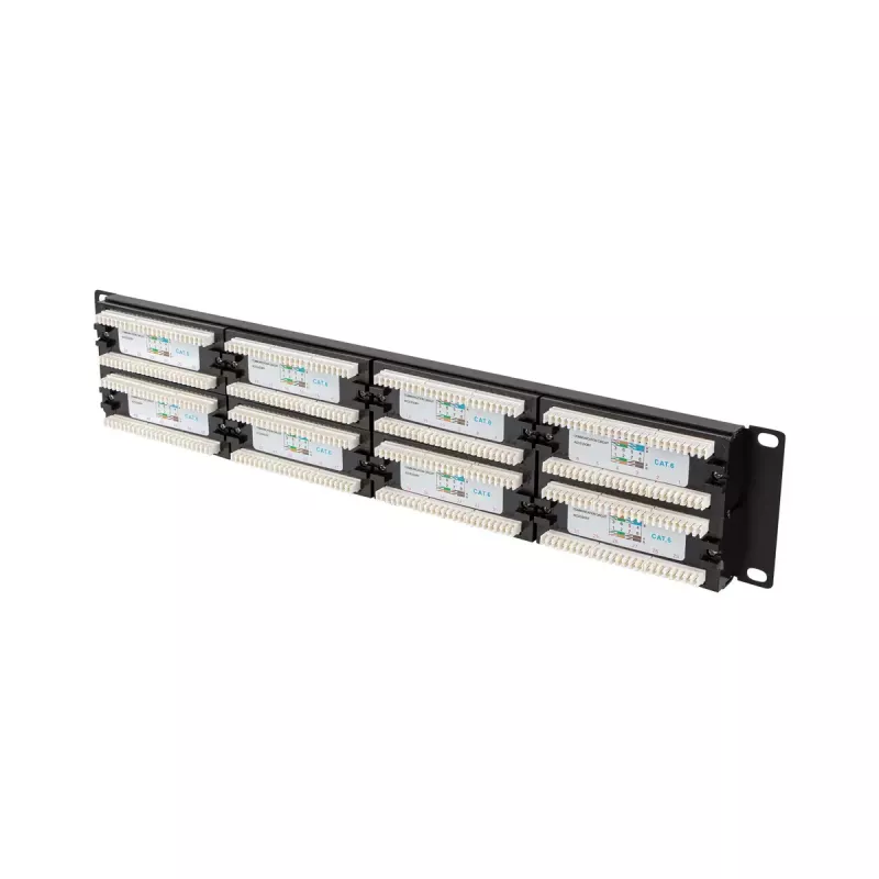 Räkkitarvike Lanberg PPU6-2048-B 19 tuuman 2U 48 porttia