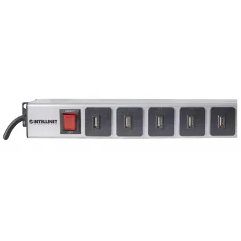 Virranjakoyksikkö Intellinet pystysuora rack-monttaus 16-porttinen USB-A