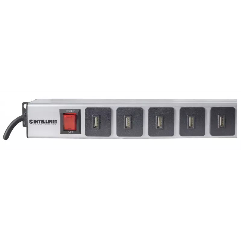 Virranjakoyksikkö Intellinet pystysuora rack-monttaus 16-porttinen USB-A