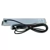 Techly I-CASE STRIP-16SH pistorasia (PDU) 6 AC-lähtöä 1,5HE musta, hopea