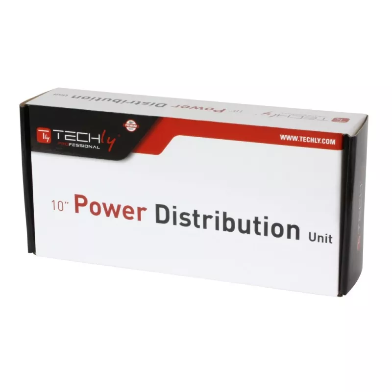 Jatkojohto Techly Universal Power Strip Rack 10