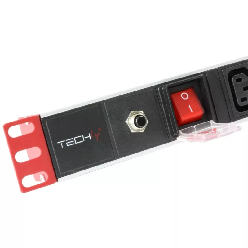 Pistorasia Techly Rack 19 inch Power Strip 1U 8 lähtöä C13