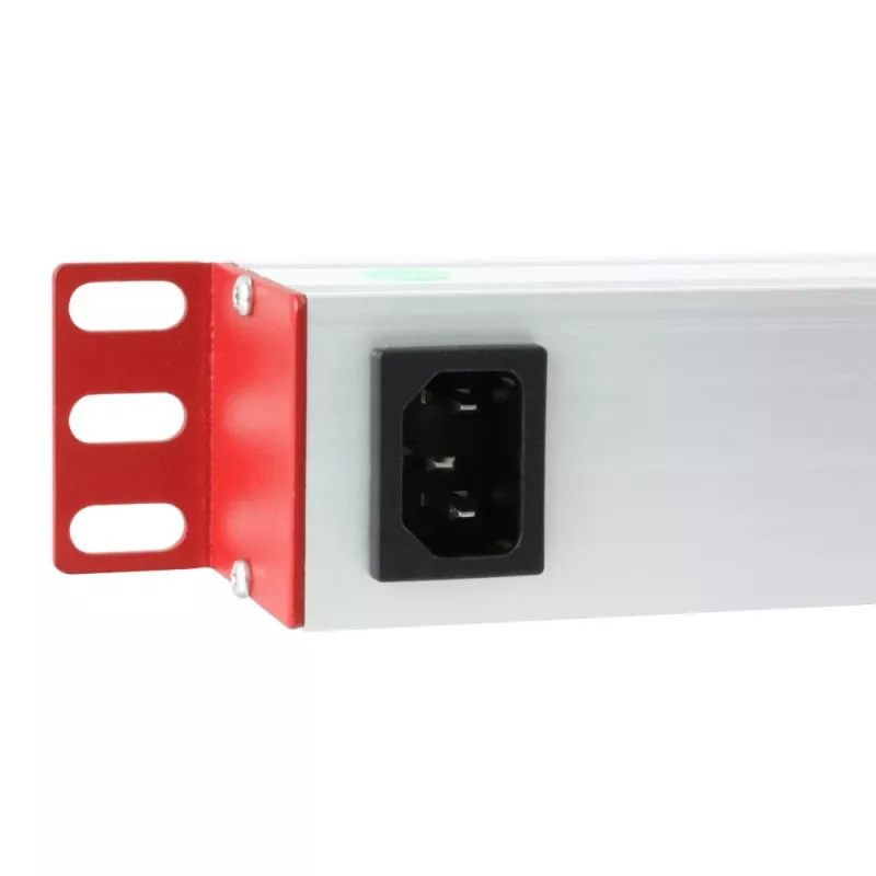 Pistorasia Techly Rack 19 inch Power Strip 1U 8 lähtöä C13