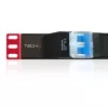 Techly 100471 19 tuuman 1U Rack PDU -jakorasia, 6x Schuko, 250 V/16 A, 3 m kaapeli, kaksoiskytkin, musta