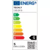 Techly 026289 magneettinen LED-valopaneeli 19 tuuman rack-kaapille, liike- ja kosketusanturi, 12 V DC -verkkolaite, 3 m kaapeli