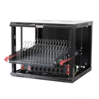 Rack-hylly Techly I-CABINET-TRAY14BK musta 4U 19