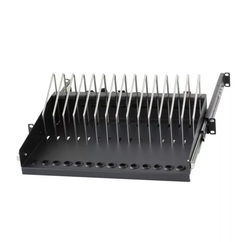 Rack-hylly Techly I-CABINET-TRAY14BK musta 4U 19