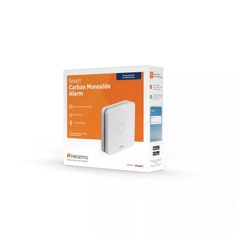 Hiilimonoksidihälytin Netatmo Smart Carbon Monoxide Alarm