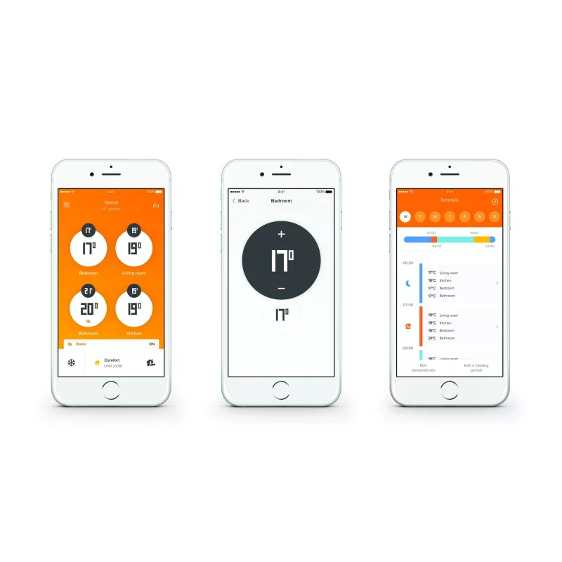 Netatmo NAV-EN lisälämmityspatteritermostaatti, älykäs, valkoinen