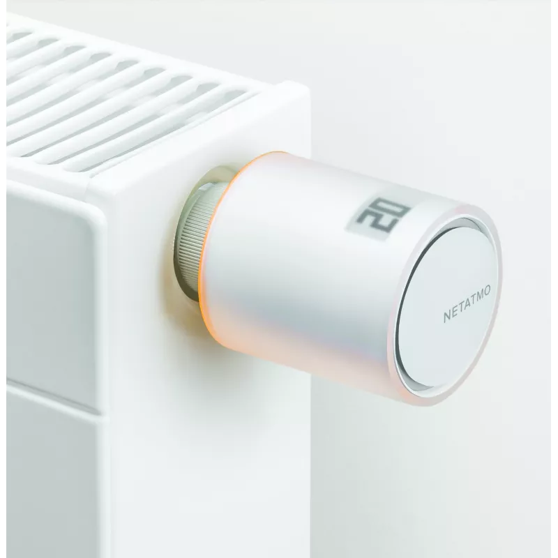 Netatmo NAV-EN lisälämmityspatteritermostaatti, älykäs, valkoinen