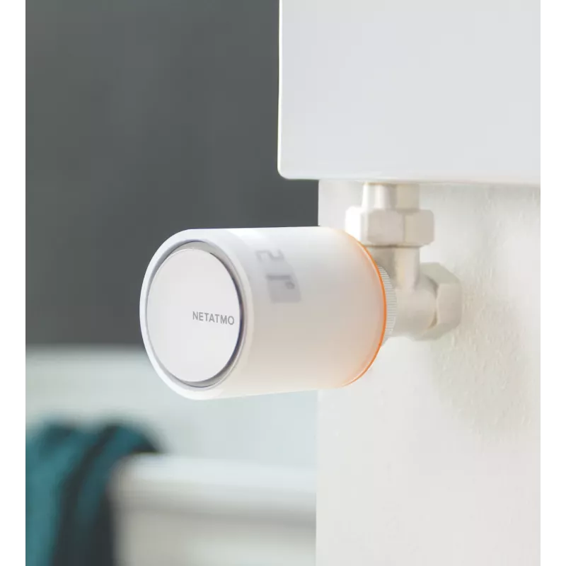 Netatmo NAV-EN lisälämmityspatteritermostaatti, älykäs, valkoinen