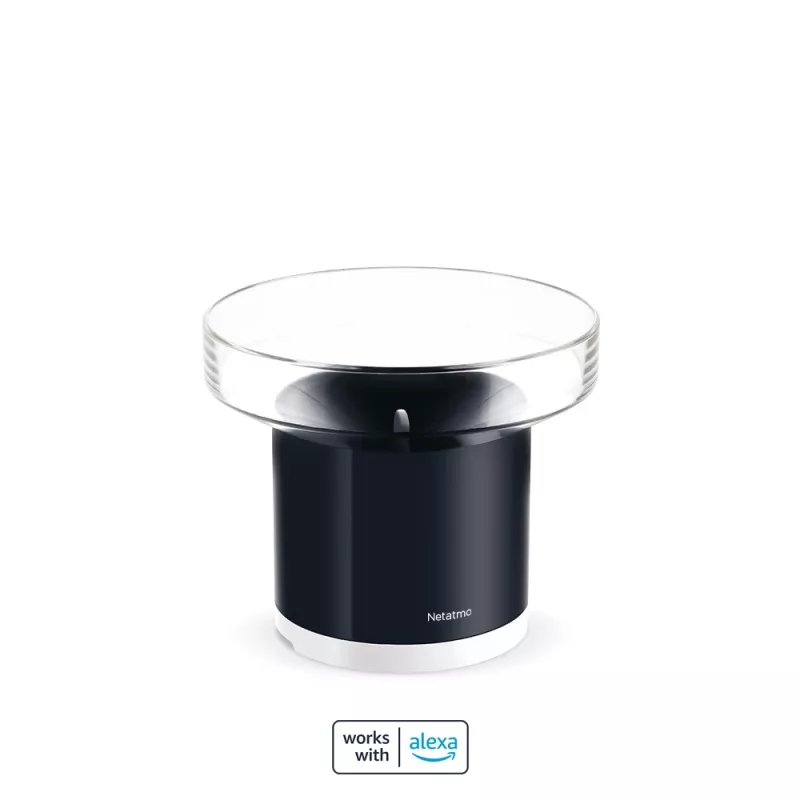 Netatmo älykäs sadetutka, paristo, AAA, 1,5 V, 130 mm, 130 mm, 110 mm