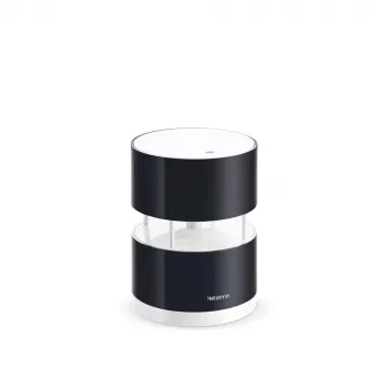 Netatmo älykäs tuulimittari, tuulennopeus, langaton, Wi-Fi, 0 - 45 m/s, 100 m, musta, läpinäkyvä